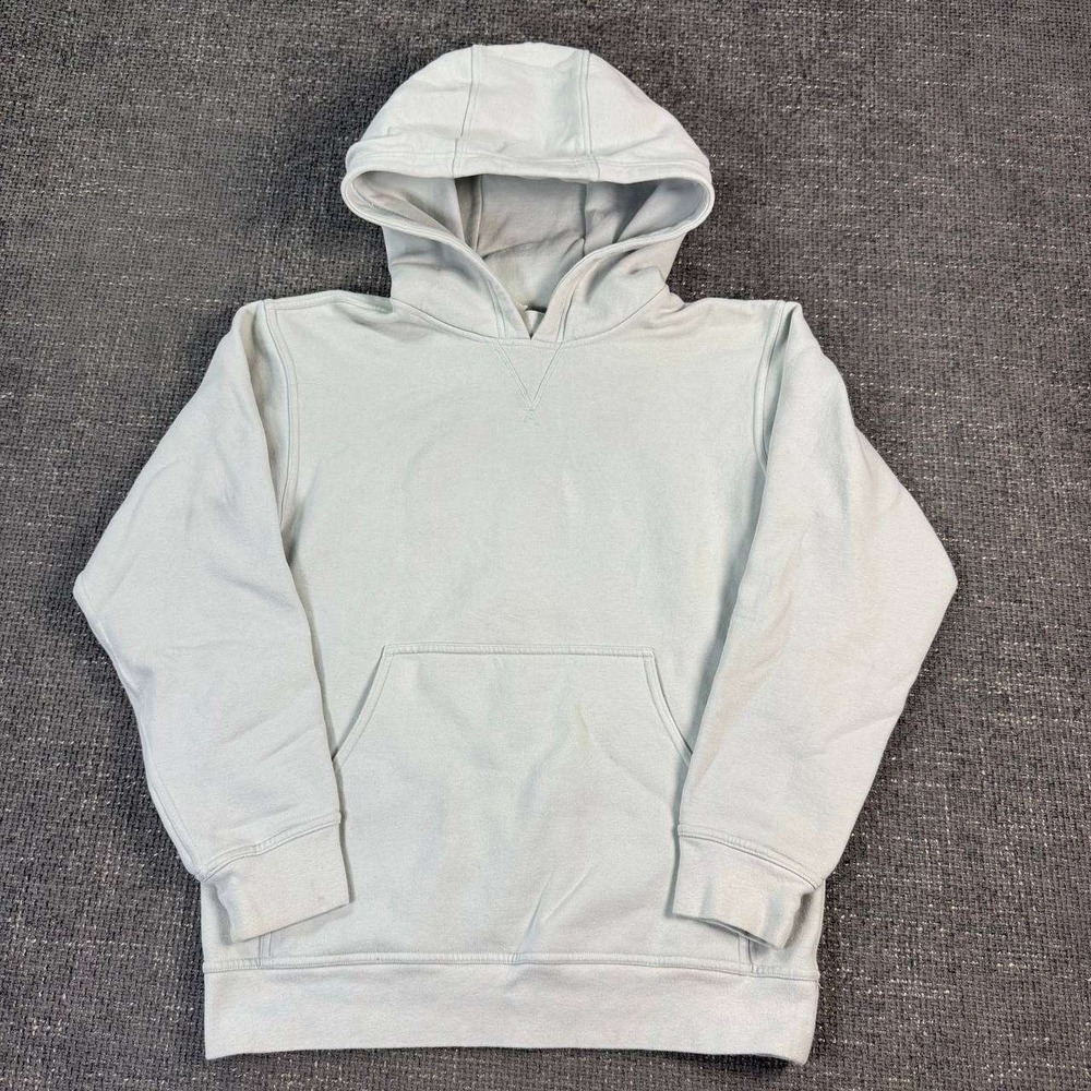 Lululemon All Yours Hoodie Womens 6 Light Blue Relaxed Fleece Pullover